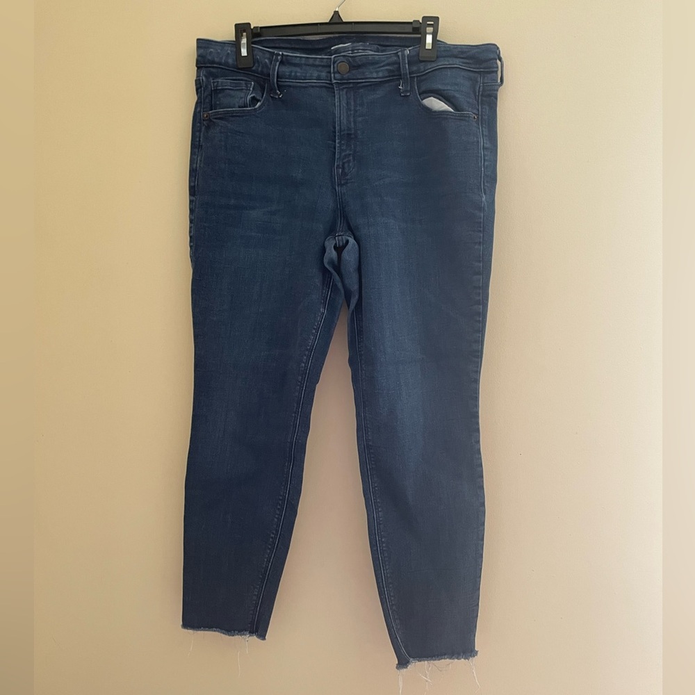 Old Navy Dark Blue Ankle Skinny Jeans
